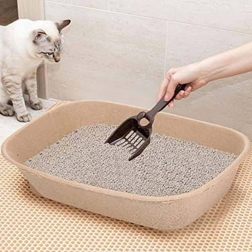 20 יחידות ארגז חול חד פעמי מגש המלטת חתול חד פעמי נייר חתול קיטי ארגז חול אסלת נסיעות 17.5 על 13.5 על 3.6 אינץ '