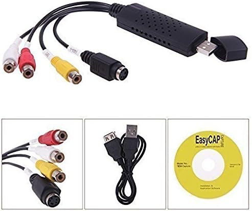 גנרי USB 2.0 EasyCap DC60 DVD DVD VHS מתאם וידאו לכידת כרטיס AUDIO AV Capture תמיכה WIN XP/ 7/8