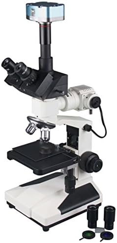 מיקרוסקופ אור לד משתקף מטלורגי מקצועי רדיקלי פי 2000 עם מצלמה ותוכנת מדידה 3 מגה פיקסל