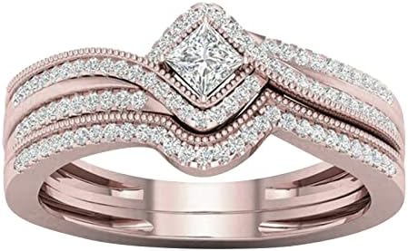 מתנות זירקון טבעת לתכשיטי נשים משובצות טבעות מיקרו טבעות אצבעות שמנות