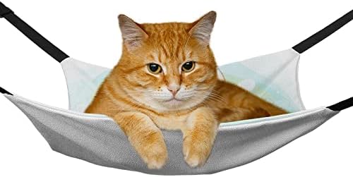 ערסל לחיות מחמד תמנון חתול מיטת שינה עם רצועות מתכווננות ווי מתכת 16.9 איקס 13