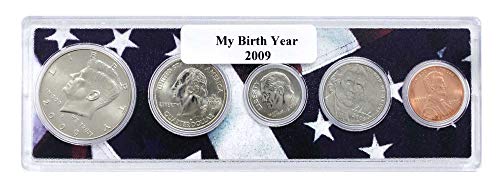 שנת לידת מטבעות 2009-5 שנקבעה במחזיק הדגל האמריקני ללא מחזור