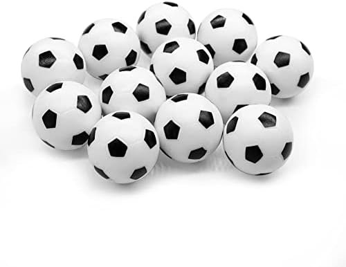 כדורי כדורגל שולחן מחליפים כדורי כדורי פוס: כדורגל פוסבול מיני שחור לבן כדורגל החלפת כדורי כדורגל, אביזרי כדורגל שולחן סט