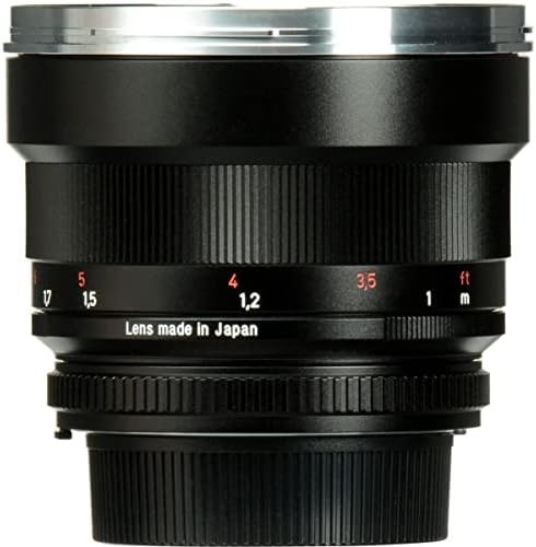 Zeiss Classic Plassar Zf.2 T* 85 ממ f/1.4 עדשת מצלמה סטנדרטית עבור Nikon F-Mount SLR DSLR מצלמות, שחור