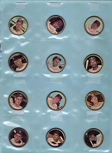 1964 מטבעות Topps ליד הגדרת מגרש של 156 מטבעות בייסבול שונים כיתה נמוכה - VG - MLB Photomints ומטבעות