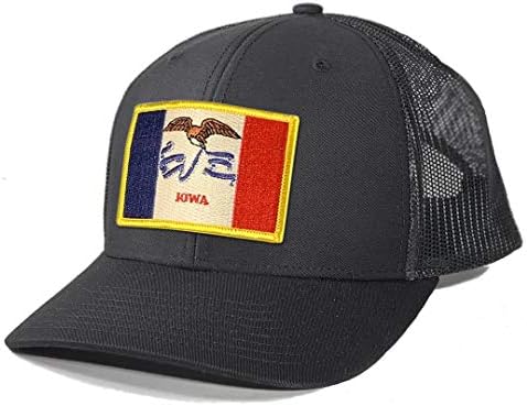 מולדת טיז גברים של איווה דגל תיקון נהג משאית כובע