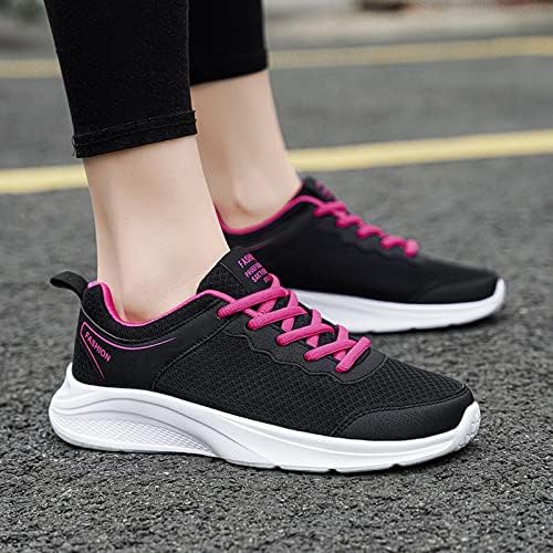 פנאי נשים של תחרה עד רך בלעדי נוח נעליים חיצוני רשת נעלי ריצה נשים אפור סניקרס גודל 10