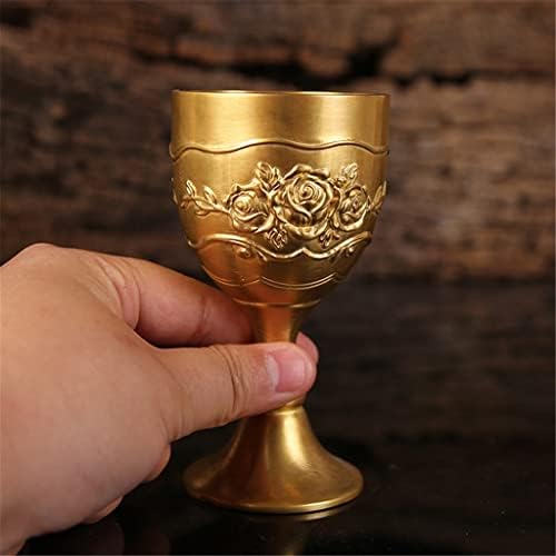 גנרי פליז מיני יין זכוכית הקלה וודקה גביע 100 מ ל 50 מ ל רוחות כוס זהב עתיק כוס נייד חתונה קישוט