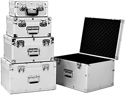 קופסאות כלים של Koaius אלומיניום תיבת כלים קשה תיק ארגז אחסון נייד ארגז כלים נשיאה מחשב מחשב חזה מארגן ציוד מצלמה