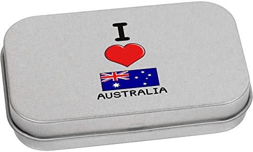Azeeda 80 ממ 'אני אוהב אוסטרליה' פח מתכת/תיבת אחסון