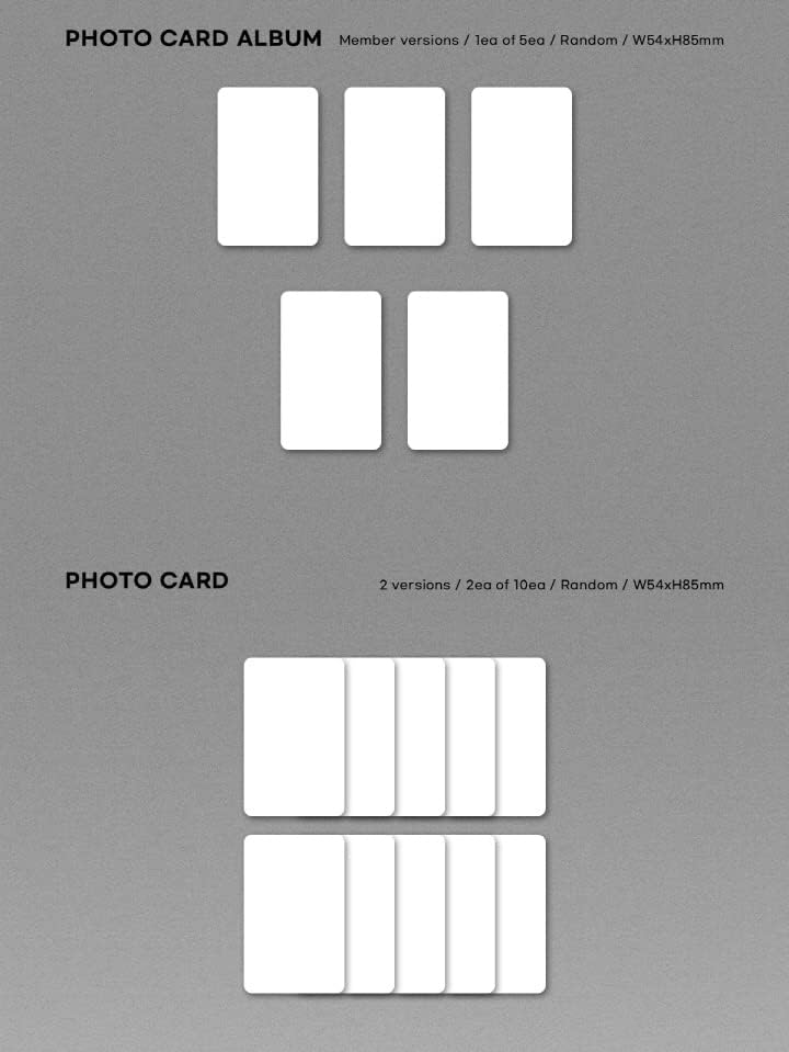 Victon Choice Mini Flature Platform מחזיק כרטיס גרסת+1p אלבום Photocard+2P Photocard+12p חוברת אקורדיון+מעקב אטום