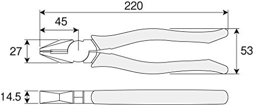 צבת Hozan P-43-175, צבת רב-תכליתית, לבחינות מיומנות חשמלאי