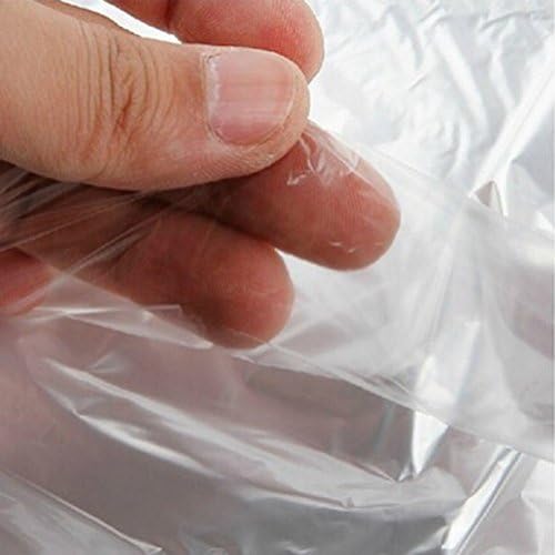 20 יחידות ניקוי יבש שקיות פלסטיק ברור יכול להיות תלוי שקוף בגדי אבק כיסוי