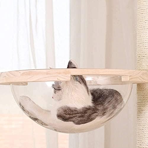 חתול עץ דירה גרוד חתול מגדל מוצק עץ גדול חתול טיפוס מסגרת חתול לתפוס הודעה חתול קן חתול עץ משולב, חתול בית