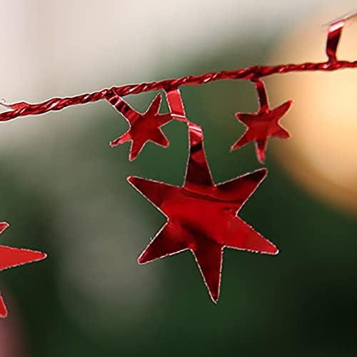 קישוטים לחג המולד של 7.5 מ 'קישוטי עץ חג המולד בר חג המולד חוט חג המולד שרשרת מנורת תלייה
