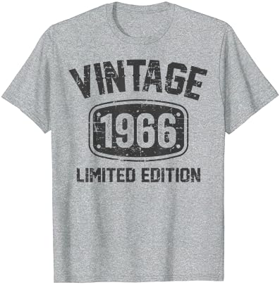 56 שנים בציר 1966 מהדורה מוגבלת 56 יום הולדת חולצה