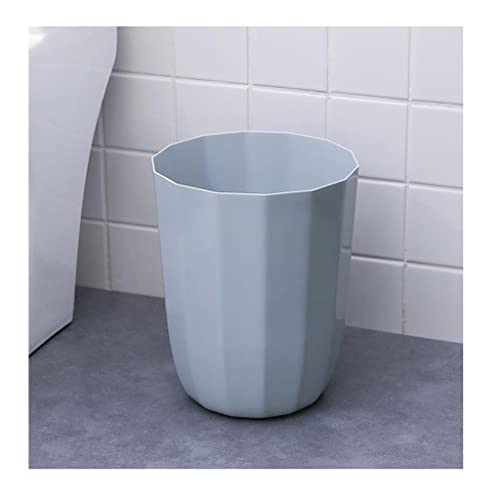 אשפה פחיות אשפה יכול פח אשפה עגול פלסטיק אשפה פחיות משרד פח פתוח למעלה פסולת מיכל סל לאמבטיה מטבח משרד