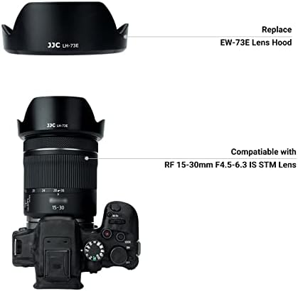 מכסה העדשה לקאנון RF 15-30 ממ F4.5-6.3 הוא עדשת STM ב- EOS R6 Mark II מצלמת סדרת EOS R