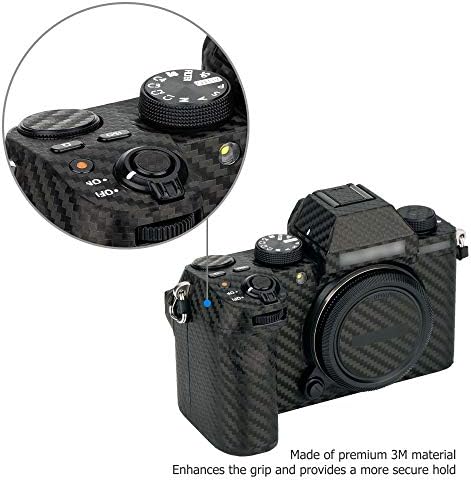 Kiorafoto אנטי-סקרץ 'מצלמה אנטי-לובית גוף גוף גוף עטיפה סרט מגן לפוג'פילם פוג'י X-S10 XS10 מצלמה נטולת מראה-סיבי פחמן שחור