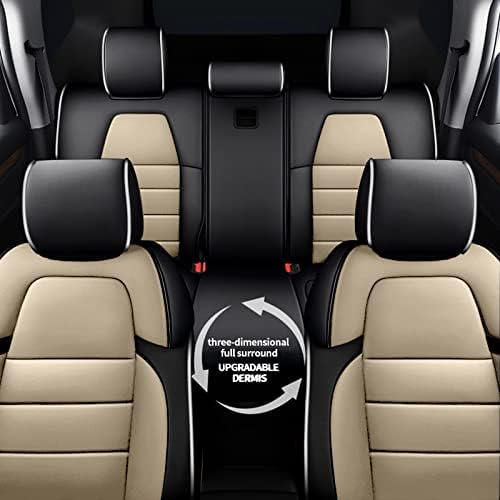 מושב מכונית Aomsazto מכסה התאמה אישית להונדה CRV 2017 2018 2019 2020 2021 2022 עור דמוי 5 כיסוי מושב סט מלא CR-V מגן