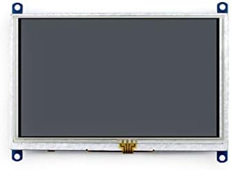 Top1 אינץ 'מסך מגע התנגדות 5 אינץ' LCD 800 × 480 פיקסלים HDMI תואם 5 תצוגת LCD TFT עבור Raspberry Pi 4/3b+ יציאת מגע USB