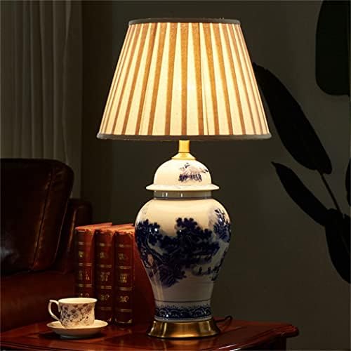 Lysldh בסגנון סיני קרמיקה מנורה חדר שינה מיטה מיטה עמעום מנורה סלון פרויקט תאורה דקורטיבית
