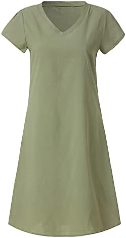 נשים של שרוול קצר עם צווארון חולצה שמלה מזדמן קיץ נדנדה חוף שמלה רופף מידי שמלת אונליין זורם טוניקת שמלות
