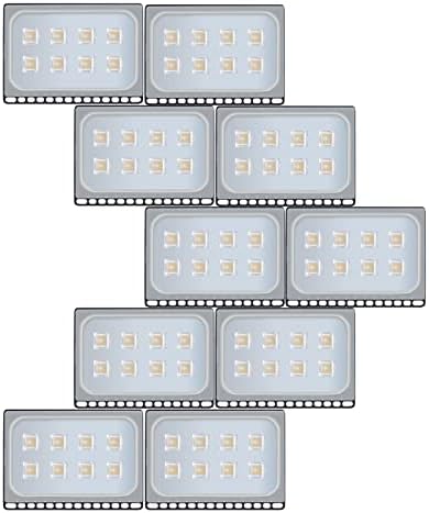 זרקור חיצוני 50W LED 3000K אורות אבטחה לבנים חמים 4000LM זרקור IP65 אטום מים למחסן גג המרתף של אסם.