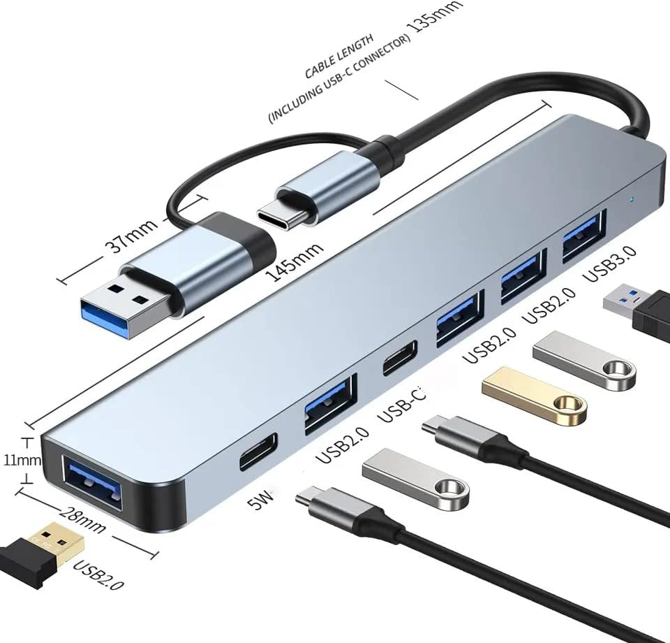 רכזת USB - מהירות ברק USB C & A