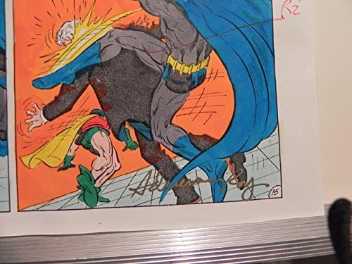 חלק באטמן וינטג ' 415 מדריך צבעים חתום אדריאן רוי עם עמ ' 19