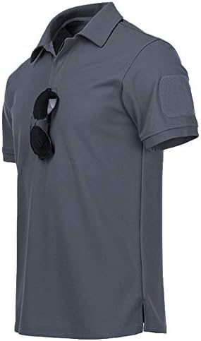 חנון תאורת גברים של פולו חולצה זיעה הפתילה מגניב קצר שרוול ספורט גולף חיצוני חולצות