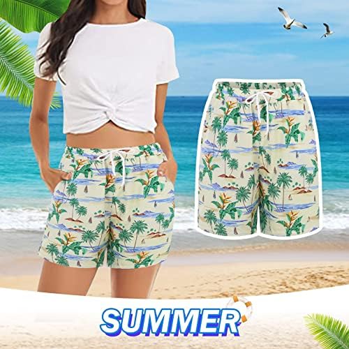 מכנסי אימון מקצרים נשים מארזים מכנסיים קצרים מזדמנים לנשים מכנסיים קצרים בקיץ חוף נוח מכנסי קיץ חמודים לנשים