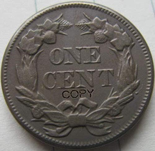 ארהב 1858 מטבעות עותק מעופף מעופף מתנות אוסף קישוטים