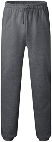 מכנסי טרנינג של Zpervoba Cargo לגברים מכנסי מטען מכנסיים פליס רצים מותניים אלסטיים מרגישים מכנסיים מכנסיים מזיעה עם כיסים