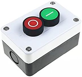 DJDLFA 22 ממ 2 קופסת כפתור חור איפוס עצמי כפתור שטוח