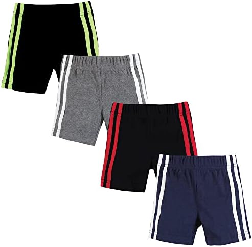 Hudson Baby Unisex Baby and Thudter Shorts Bottoms 4-Pack