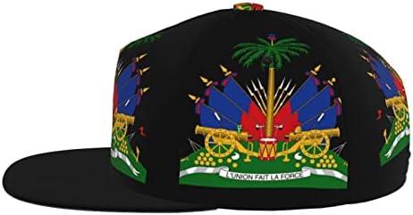 Lvgooki חמוד דגל חמוד בייסבול כובע חמוד כובע הכובע בייסבול הדגל האיטי לנשים גברים