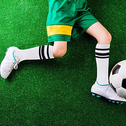 פעוט כדורגל גרבי בני בנות כדורגל גרבי ילדים הברך גבוהה גרבי לפעוטות בנות פעוט צינור גרביים עם פסים