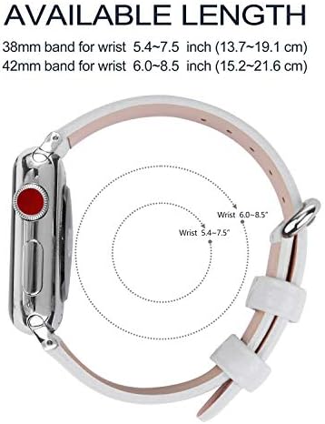 תואם ל- Apple Watch - 38 ממ / 40 ממ / 41 ממ צמיד צמיד עור עם אבזם ומתאמים נירוסטה - קישוט ליל כל הקדושים