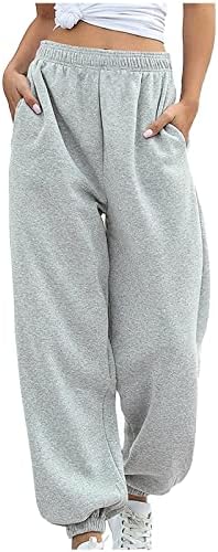חותלות סוודר אתקיה לנשים פלוס מכנסי טרנינג תחתונים בגודל גודל רץ אימון מכנסיים במותניים גבוהות עם מכנסי יוגה עם מותניים גבוהים