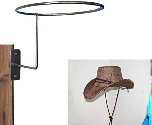 מתכת קאובוי כובע מתלה קיר תליית קישוט כפרי מערבי סגנון / בית עגול וו / קיר הר קסדת כובע או כובע מחזיק תצוגה ארגונית