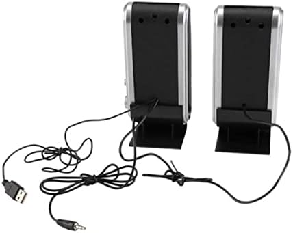 2 יחידות מחשב רמקולים נייד רמקול סטריאו 3.5 ממ עם אוזן שקע עבור מחשב שולחני מחשב נייד