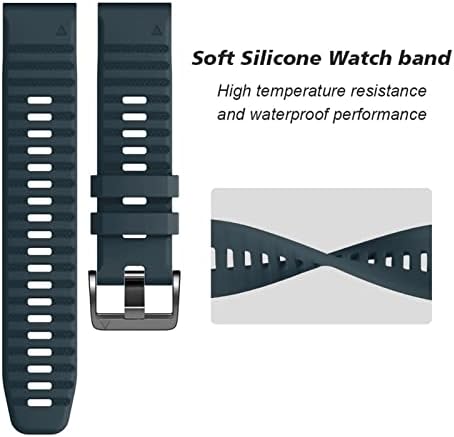 SVAPO Silicone מהיר מהיר רצועת Watchband לרצועת Garmin Fenix ​​7x 7 6x Pro Watch EasyFit Band Band 26 22 ממ רצועה