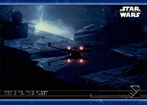 2020 Topps מלחמת הכוכבים עלייה של Skywalker Series 2 Blue 66 Red 5 Vs. כרטיס המסחר בצי