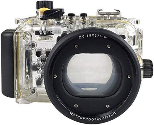 SeaFrog דיור צלילה אטום למים מקצועי עבור Canon PowerShot S120 מתחת למים 40M/130ft מארז צלילה