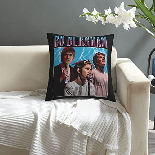 Foidl Bo Burnham Fillow Fillow מכסה כריות מרובעות רכות למסיבות דקורטיביות במסיבה דקורטיבית עיצוב מיטה ספה מכונית