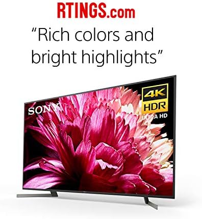 Sony XBR85X950G X950G 85 אינץ 'טלוויזיה: 4K Ultra HD חכם LED טלוויזיה עם תאימות HDR ו- Alexa - דגם 2019, שחור