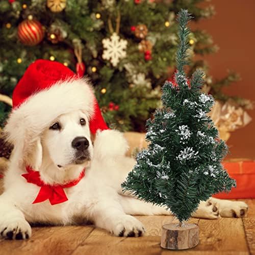 עץ חג המולד מושלג מזויף מזויף עץ חג המולד מזויף עץ עציץ שולחן העבודה עץ חג המולד עץ אורן מושלג לחג המולד מסיבת