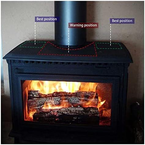 שיזם אח 5 חום מופעל תנור מאוורר יומן עץ צורב אקו ידידותי שקט מאוורר בית יעיל חום הפצה
