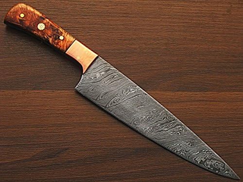 סכין עץ זית, תוצרת דמשק, סכין עץ זית, משמר נחושת